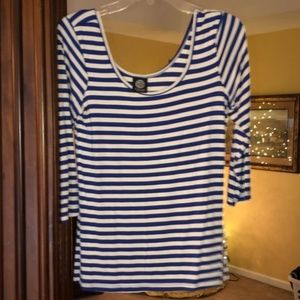 Bobeau Striped Top - WORN ONCE